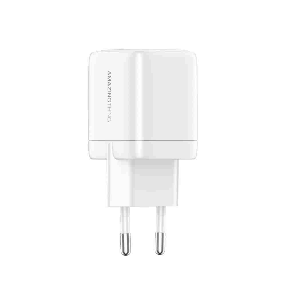 AMAZINGthing Wall USB Charger 1 USB-C (PD/PPS45W) Explorer Pro GaN White (TISI)
