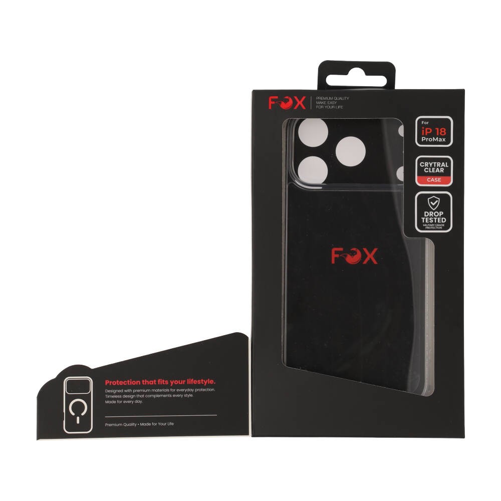 เคส FOX iPhone 18 Pro Max/17 Pro Max Crystal Clear