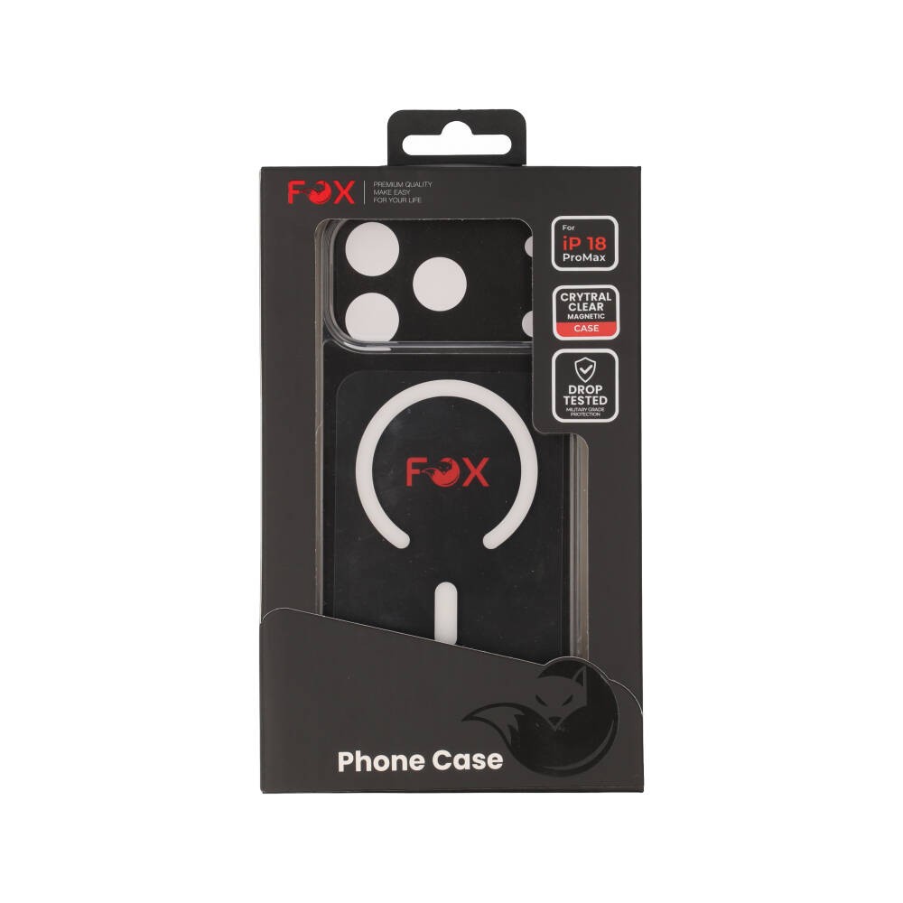 เคส FOX iPhone 18 Pro Max/17 Pro Max Crystal Clear Magnetic