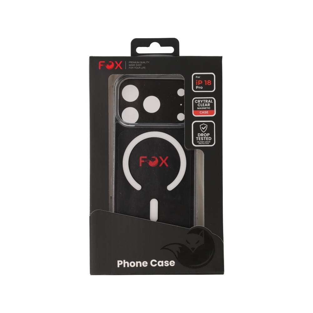 เคส FOX iPhone 18 Pro/17 Pro Crystal Clear Magnetic