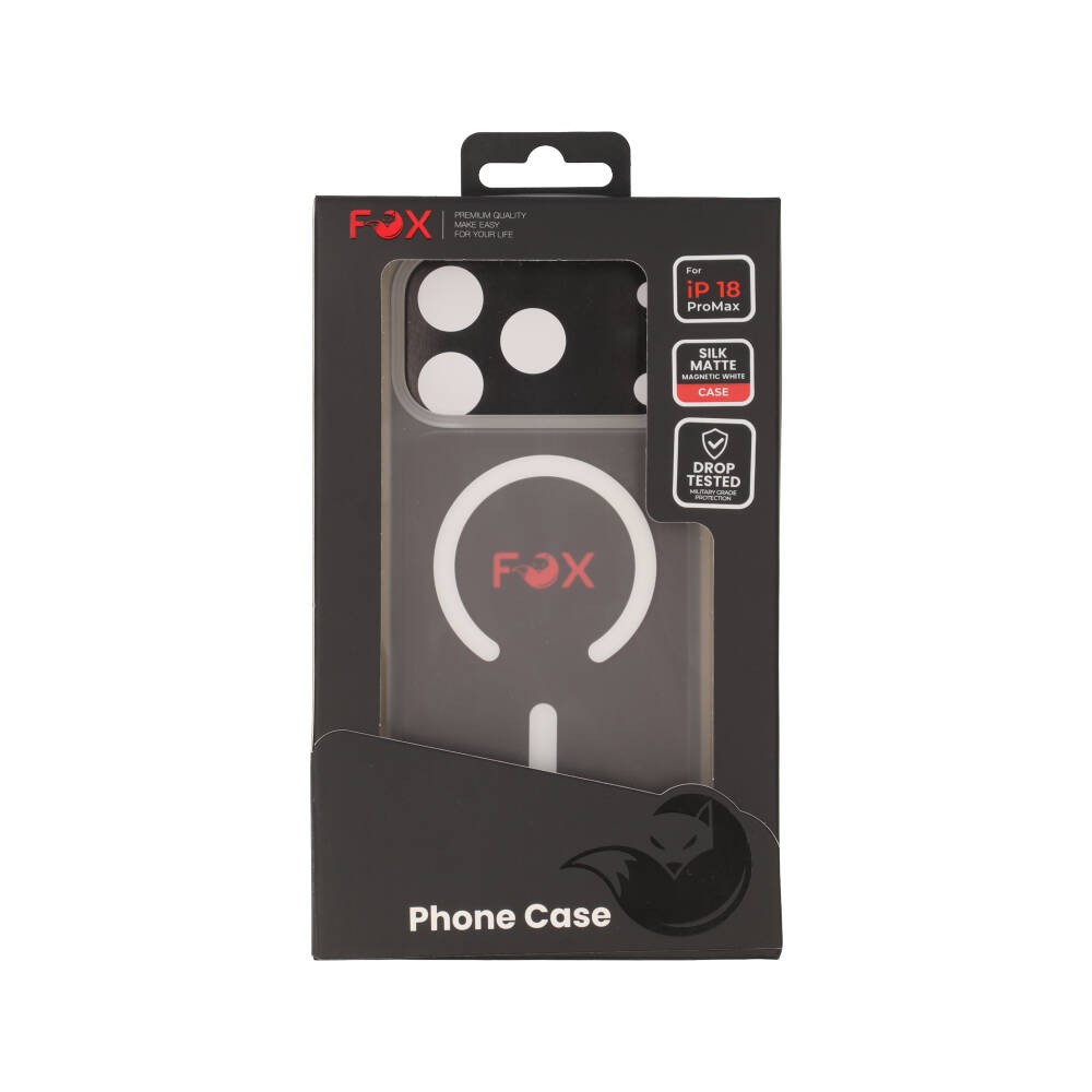 เคส FOX iPhone 18 Pro Max/17 Pro Max Silk Matte Magnetic White