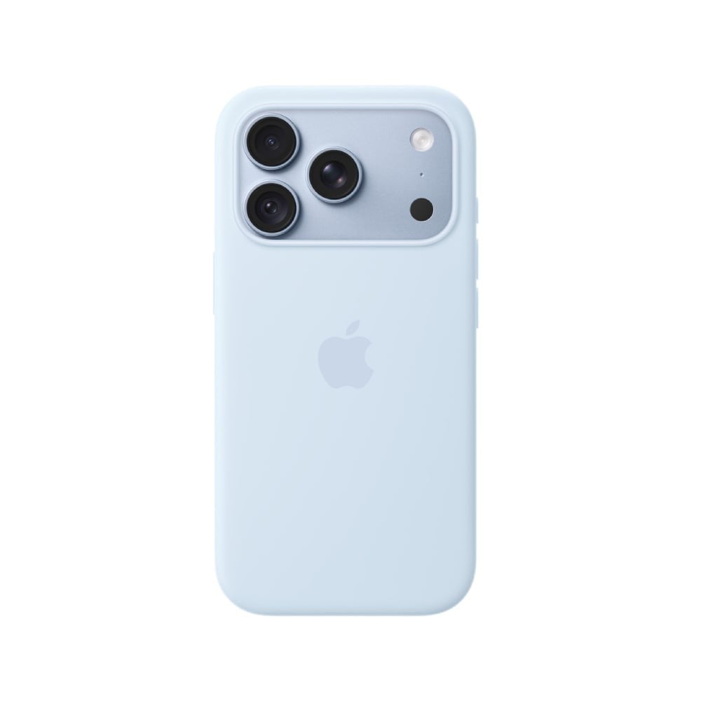iPhone 18 Pro Silicone Case with MagSafe - Crisp Blue