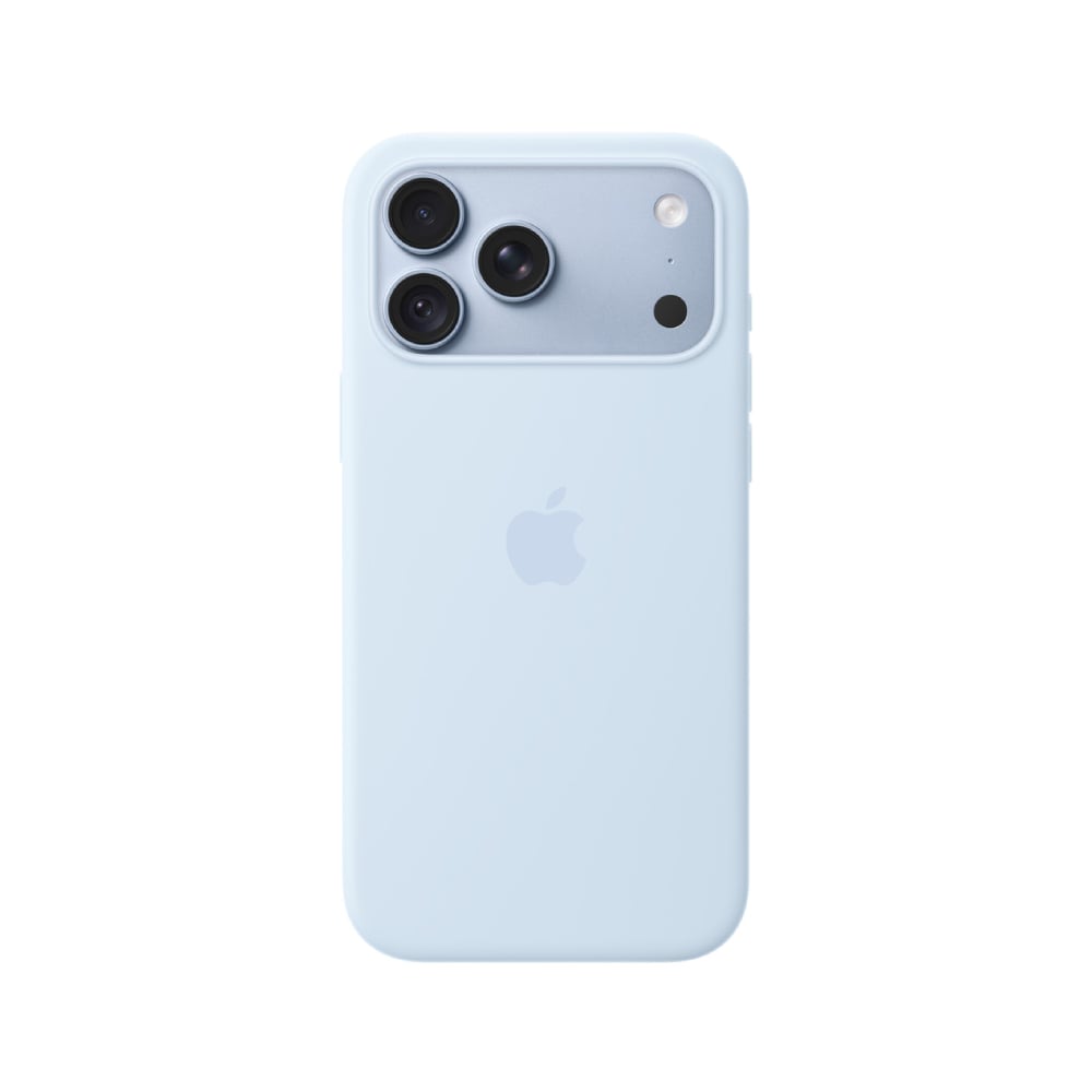 iPhone 18 Pro Max Silicone Case with MagSafe - Crisp Blue