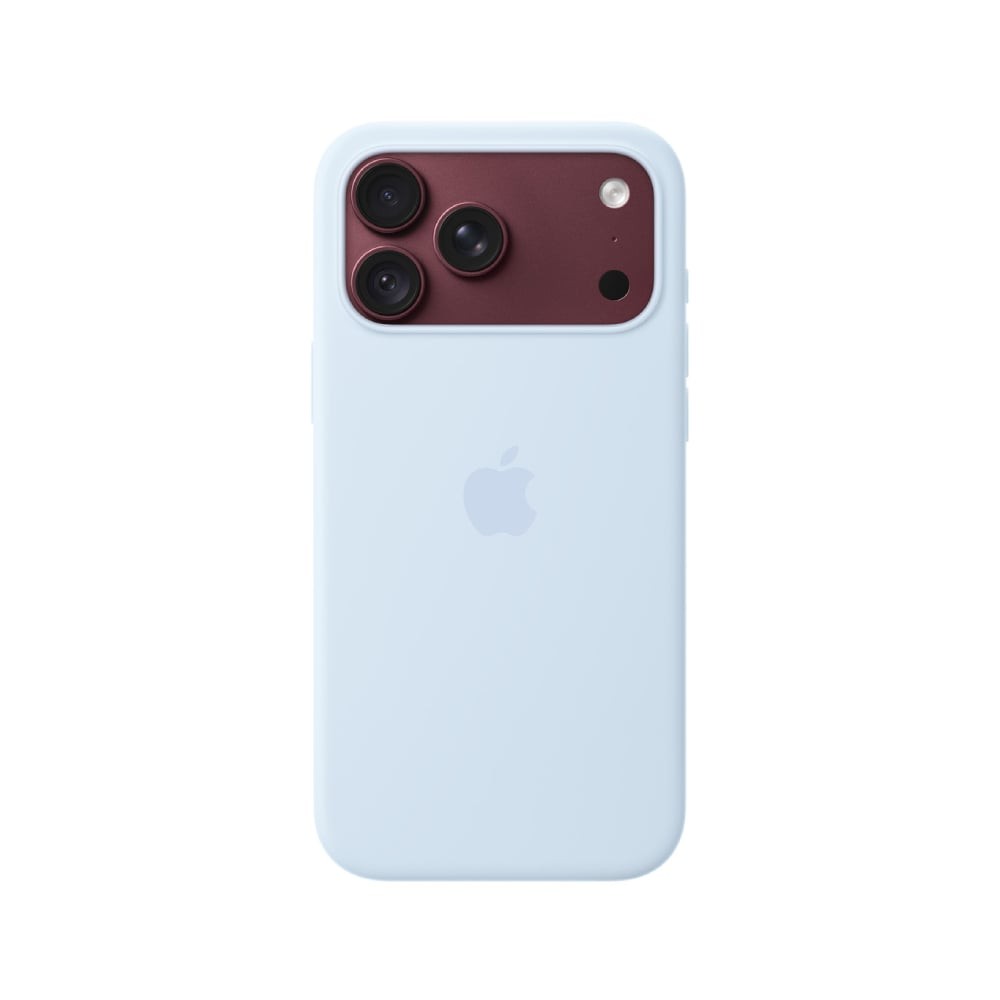 iPhone 18 Pro Max Silicone Case with MagSafe - Crisp Blue
