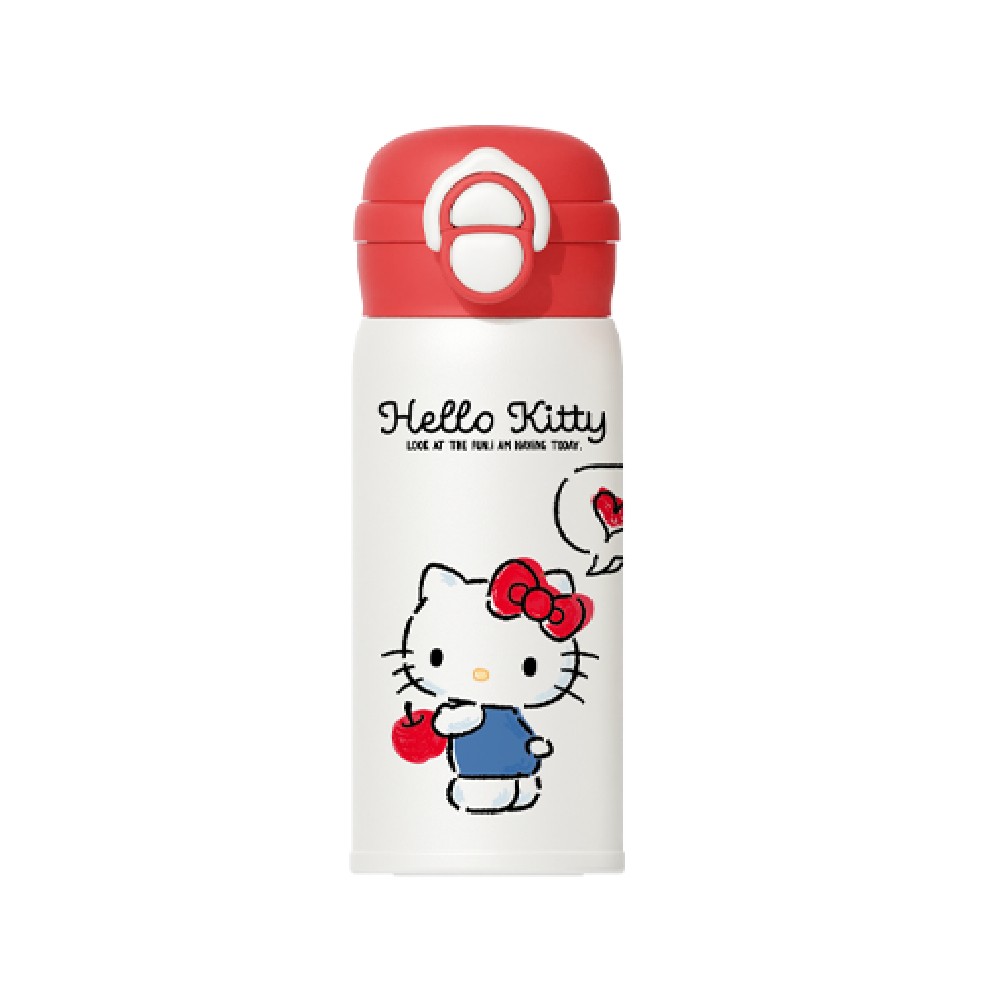 แก้ว Hello Kitty Dual-Drink Thermos 360ml (Red Apple Series)