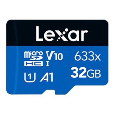 [ของแท้] เมมโมรี่การ์ด Lexar MicroSDHC 32GB High Performance BL 633x Global