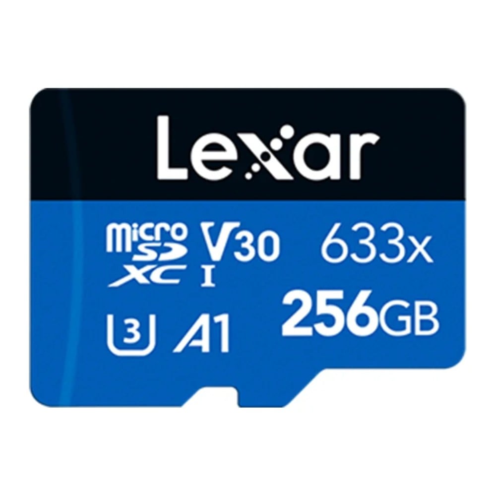 [ของแท้] เมมโมรี่การ์ด Lexar MicroSDHC 256GB High Performance BL 633x Global