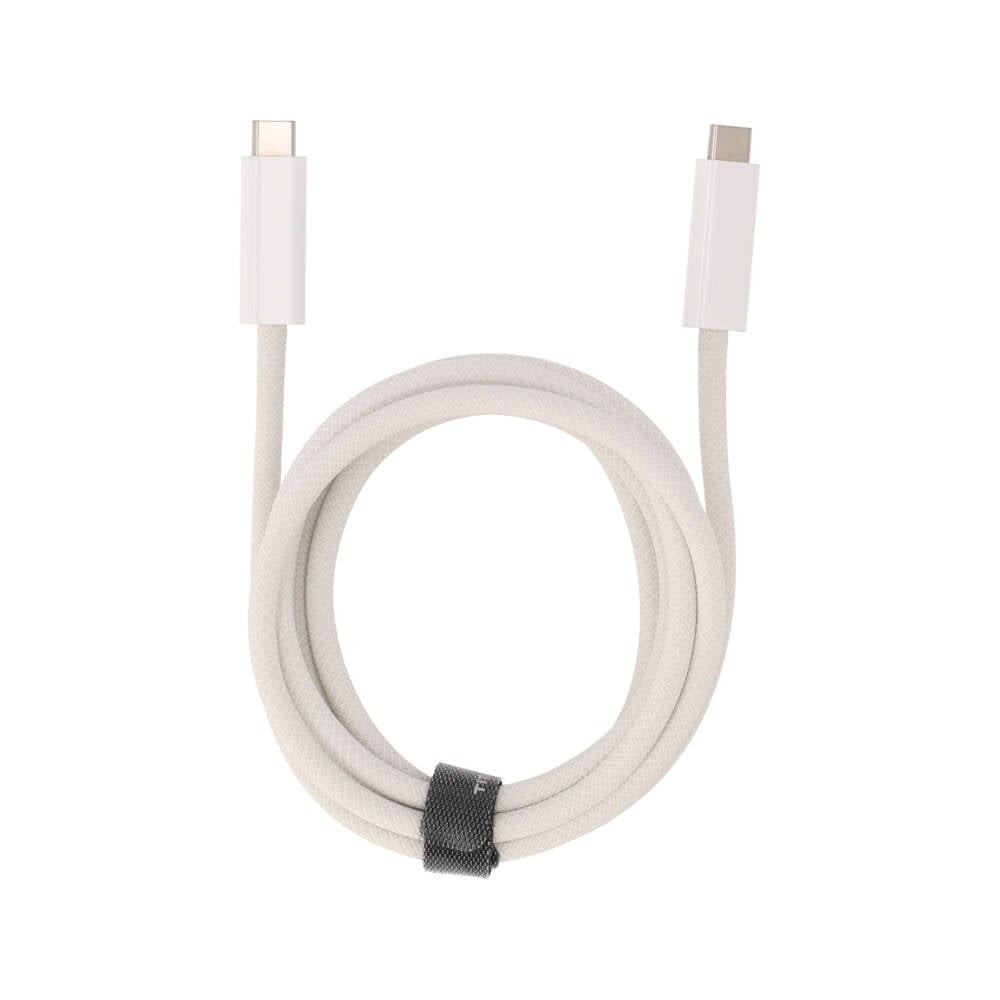 สายชาร์จ TITANV THUNDERBOLT 5 USB-C TO USB-C 240W 1.5M. Knitting White (TI-C12)