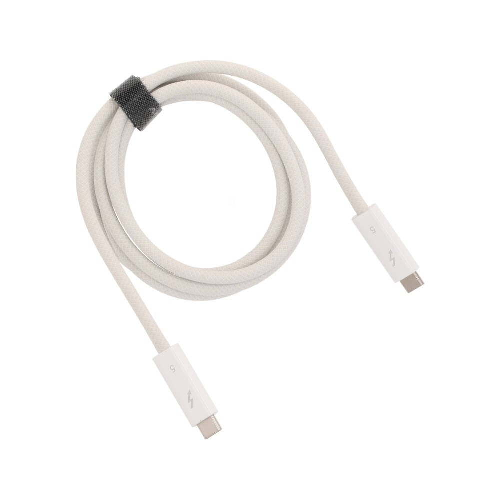 สายชาร์จ TITANV THUNDERBOLT 5 USB-C TO USB-C 240W 1.5M. Knitting White (TI-C12)