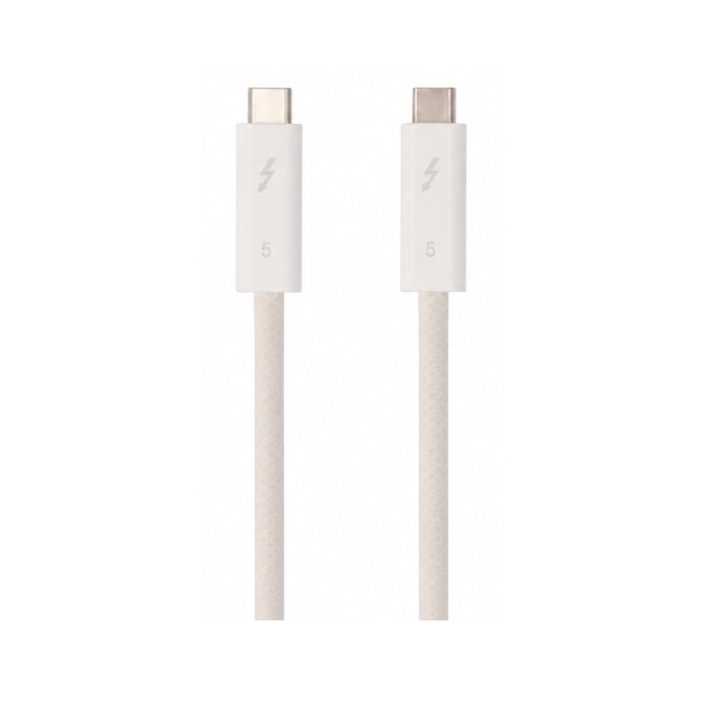 สายชาร์จ TITANV THUNDERBOLT 5 USB-C TO USB-C 240W 1.5M. Knitting White (TI-C12)