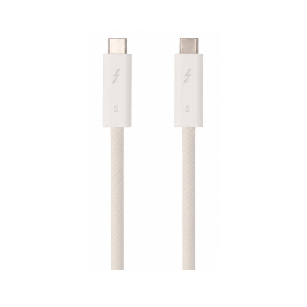 สายชาร์จ TITANV THUNDERBOLT 5 USB-C TO USB-C 240W 1.5M. Knitting White (TI-C12)