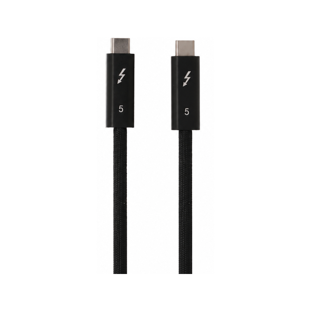 สายชาร์จ TITANV THUNDERBOLT 5 USB-C TO USB-C 240W 1.5M. Knitting Black (TI-C12)
