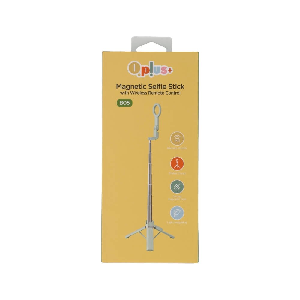 ไม้เซลฟี่ QPLUS MagSafe Selfie Stick with Wireless Remote Green