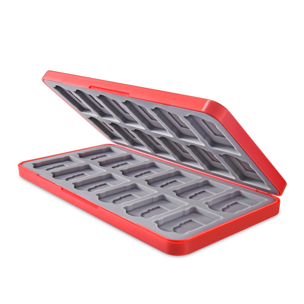 กล่องเก็บตลับเกม FUNLAB 24 Switch/Switch2 Game Cards Case - Red