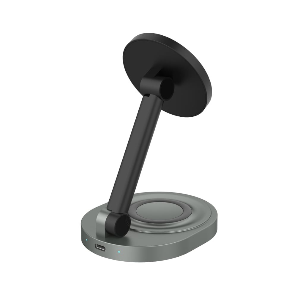 ที่ชาร์จไร้สาย Energizer 2-in-1 Wireless Charger Foldable Magnetic Stand 15W WCP200 Black