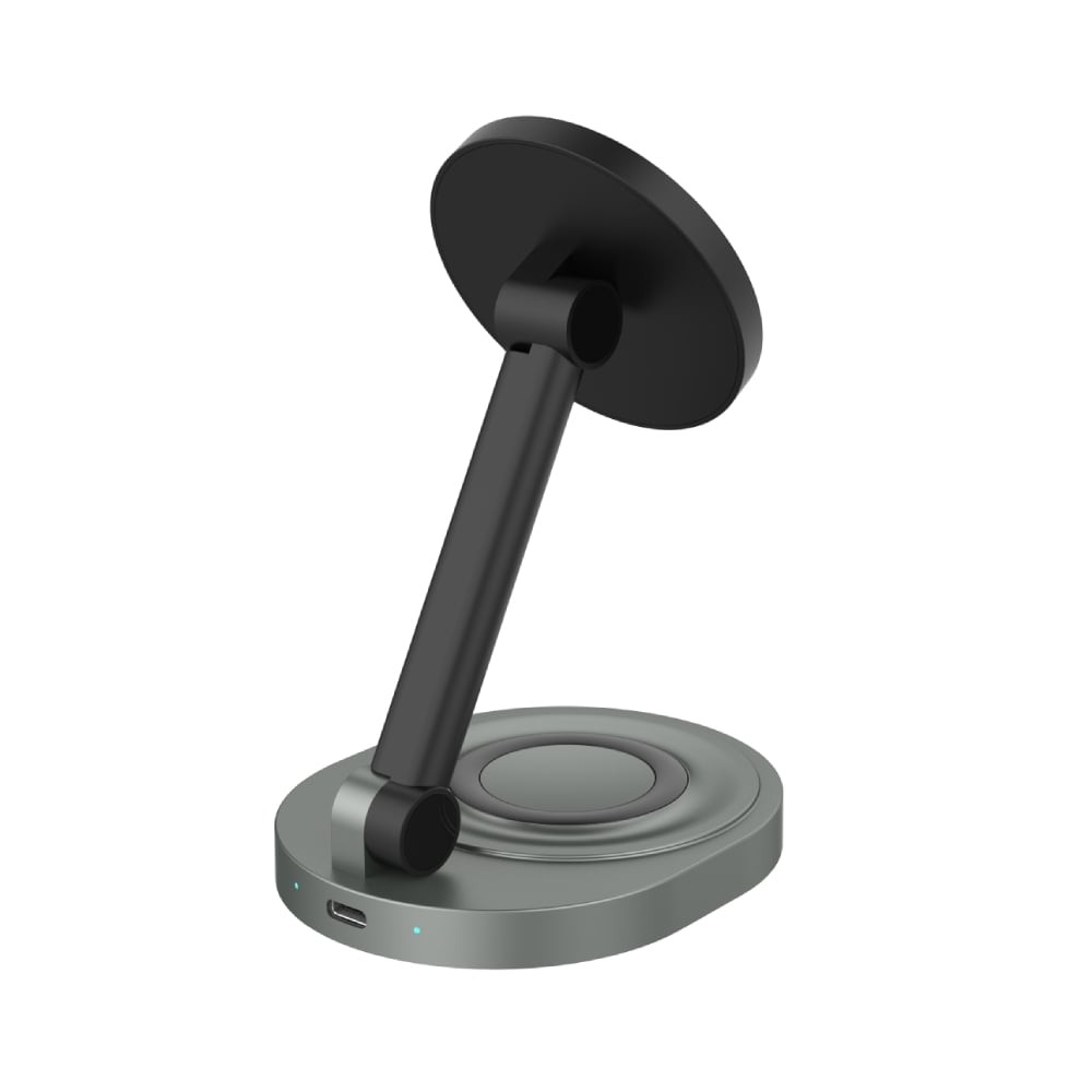 ที่ชาร์จไร้สาย Energizer 2-in-1 Wireless Charger Foldable Magnetic Stand 15W WCP200 Black
