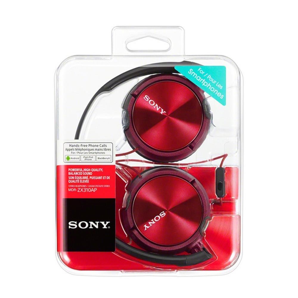 หูฟัง Sony MDR-ZX310AP Red