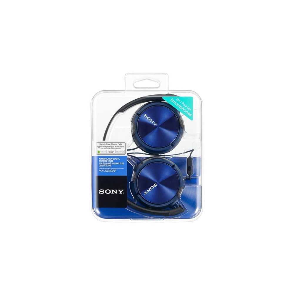 หูฟัง Sony MDR-ZX310AP Blue