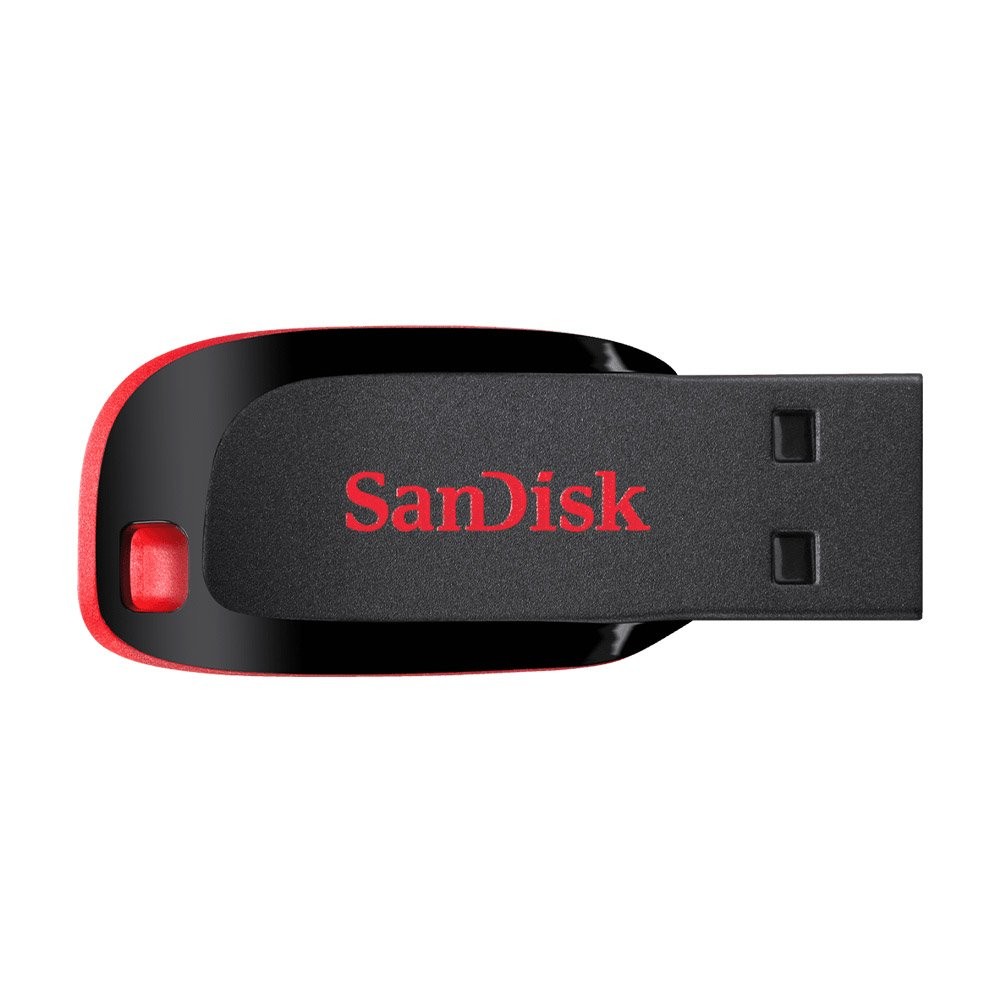 แฟลชไดร์ฟ SanDisk USB Drive Cruzer Blade 16GB Black