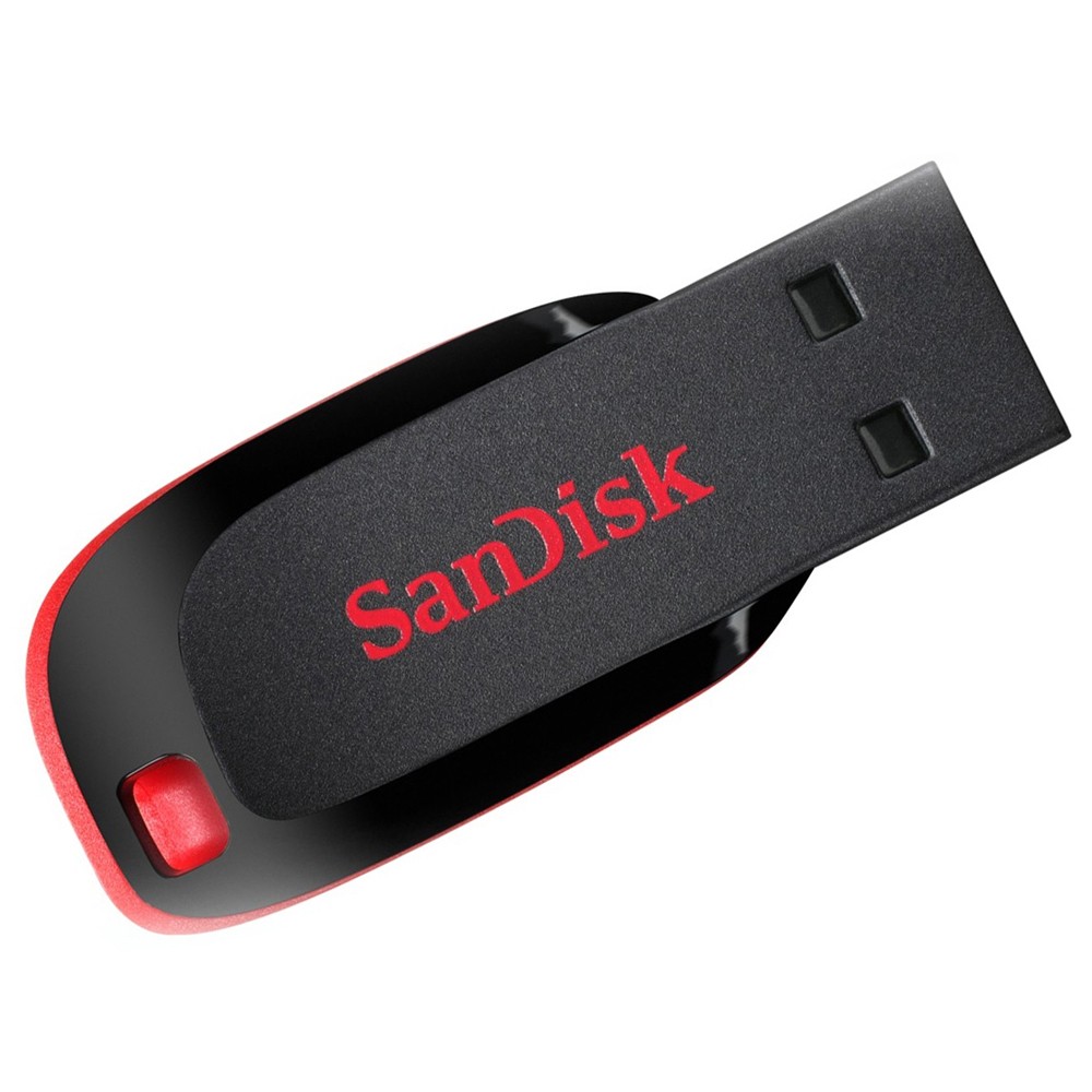 แฟลชไดร์ฟ SanDisk USB Drive Cruzer Blade 32GB Black