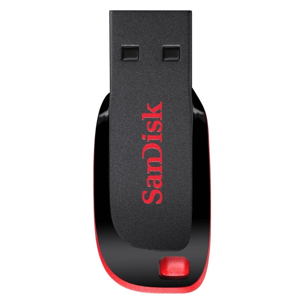 แฟลชไดร์ฟ SanDisk USB Drive Cruzer Blade 32GB Black