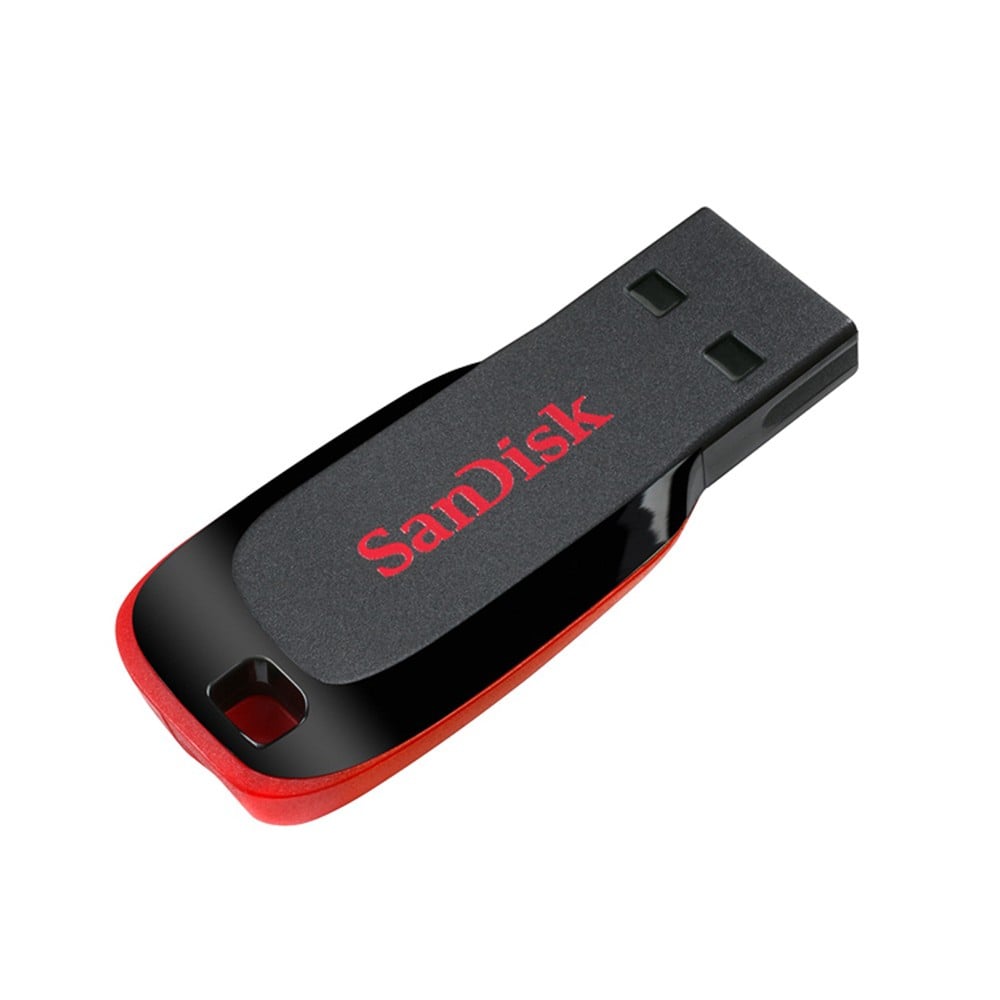 แฟลชไดร์ฟ SanDisk USB Drive Cruzer Blade 64GB Black