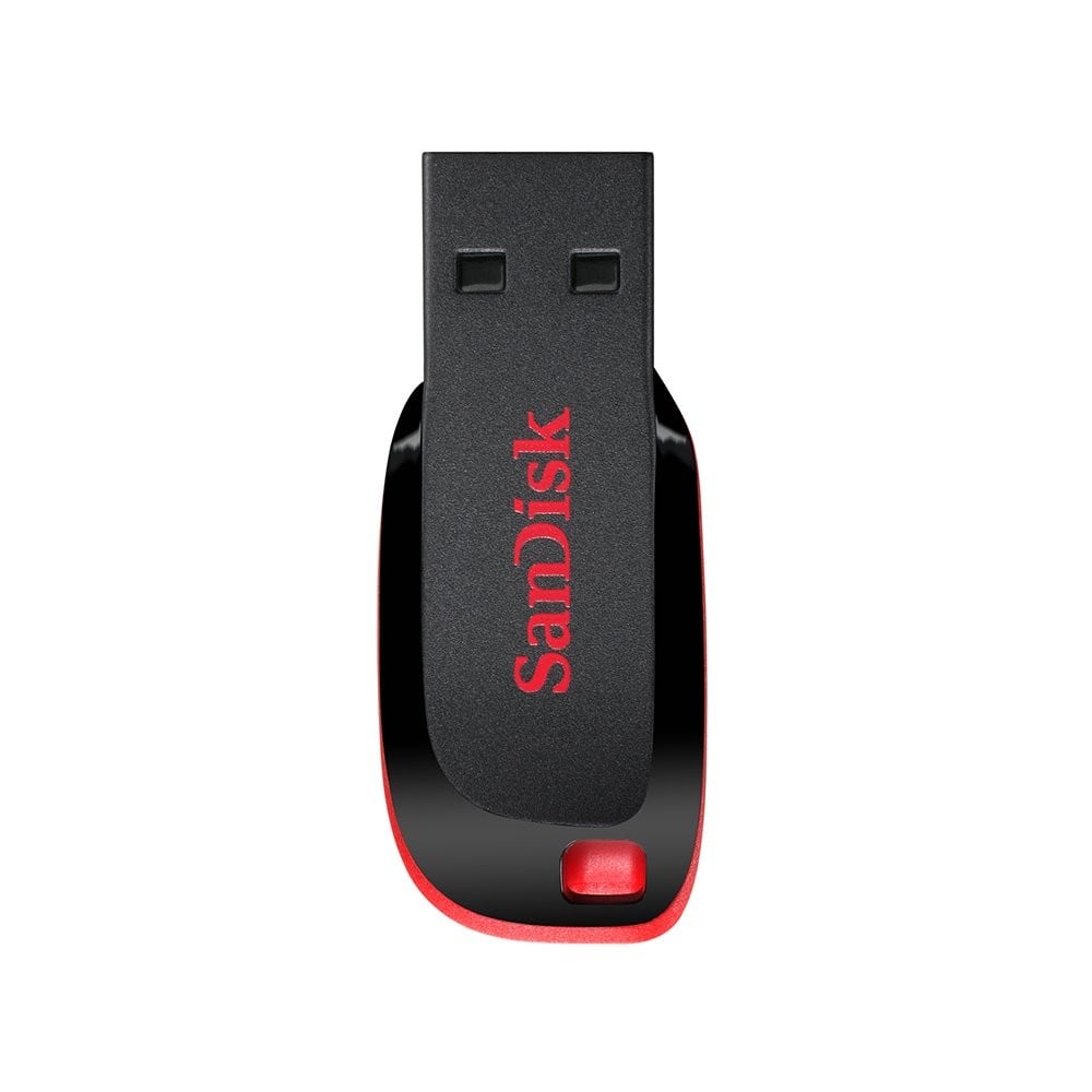 แฟลชไดร์ฟ SanDisk USB Drive Cruzer Blade 64GB Black