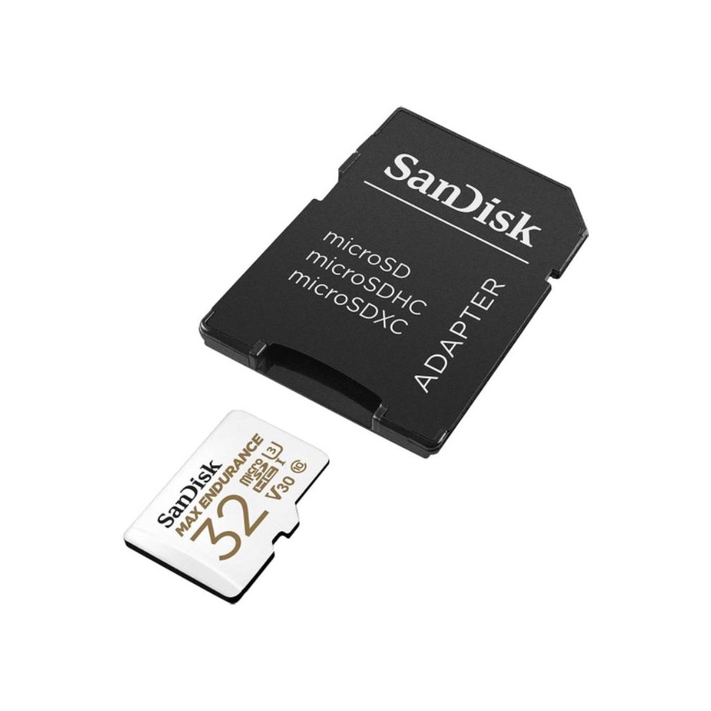 เมมโมรี่การ์ด SanDisk MicroSDHC Card MAX ENDURANCE 32GB (SDSQQVR-032G-GN6IA) Whtie