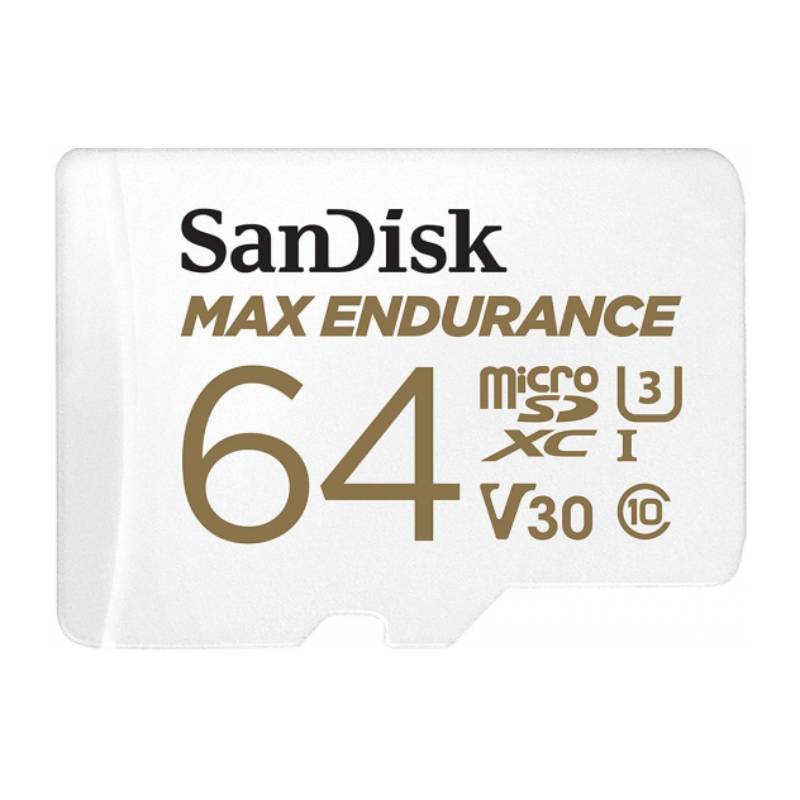 เมมโมรี่การ์ด SanDisk MicroSDXC Card MAX ENDURANCE 64GB White