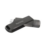แฟลชไดร์ฟ SanDisk iXpandFlash Drive Luxe 64GB Black Lightning and Type-C USB3.1