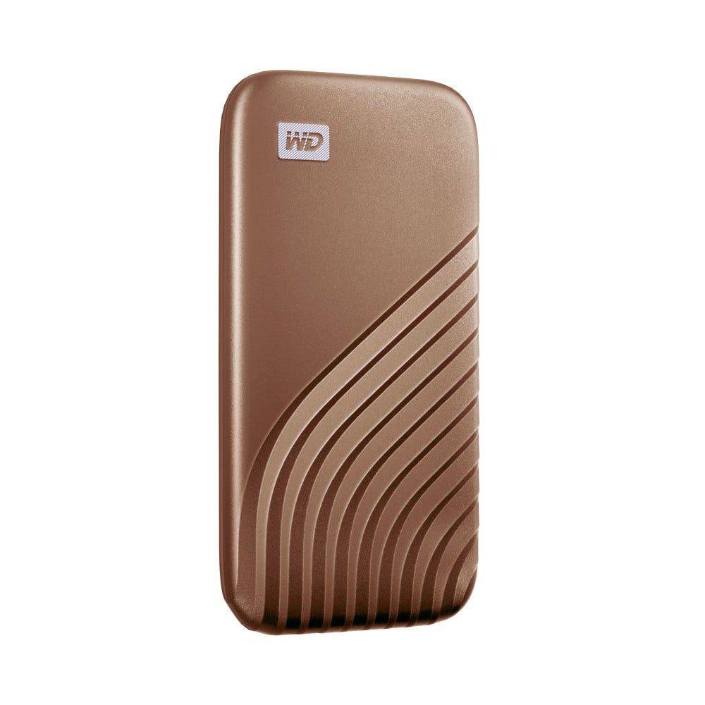 ฮาร์ดดิสก์ WD SSD Ext 2TB My Passport Type-C USB 3.2 Gold