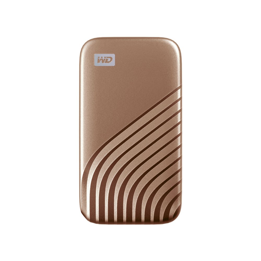 ฮาร์ดดิสก์ WD SSD Ext 500GB My Passport Type-C USB 3.2 Gold