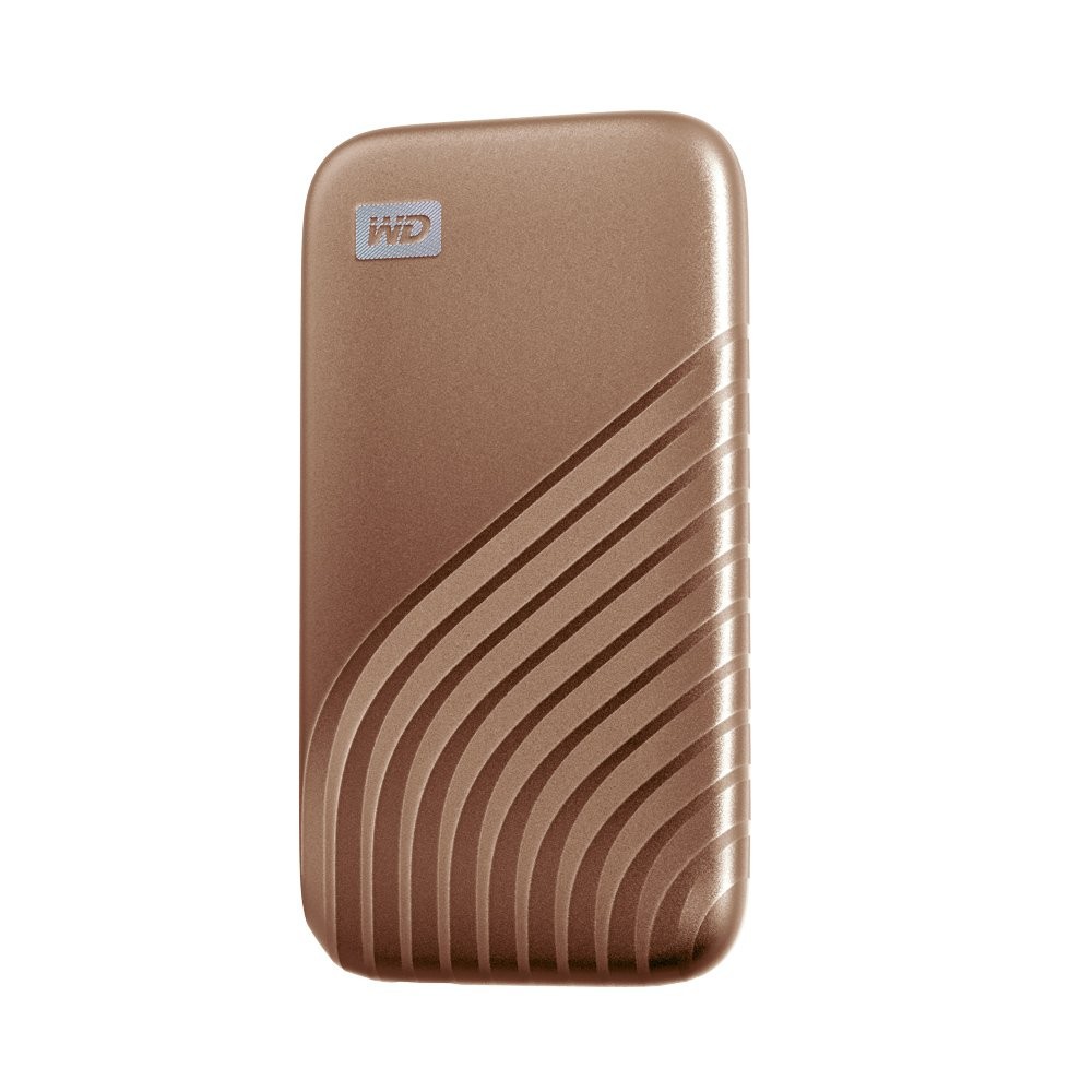 ฮาร์ดดิสก์ WD SSD Ext 500GB My Passport Type-C USB 3.2 Gold