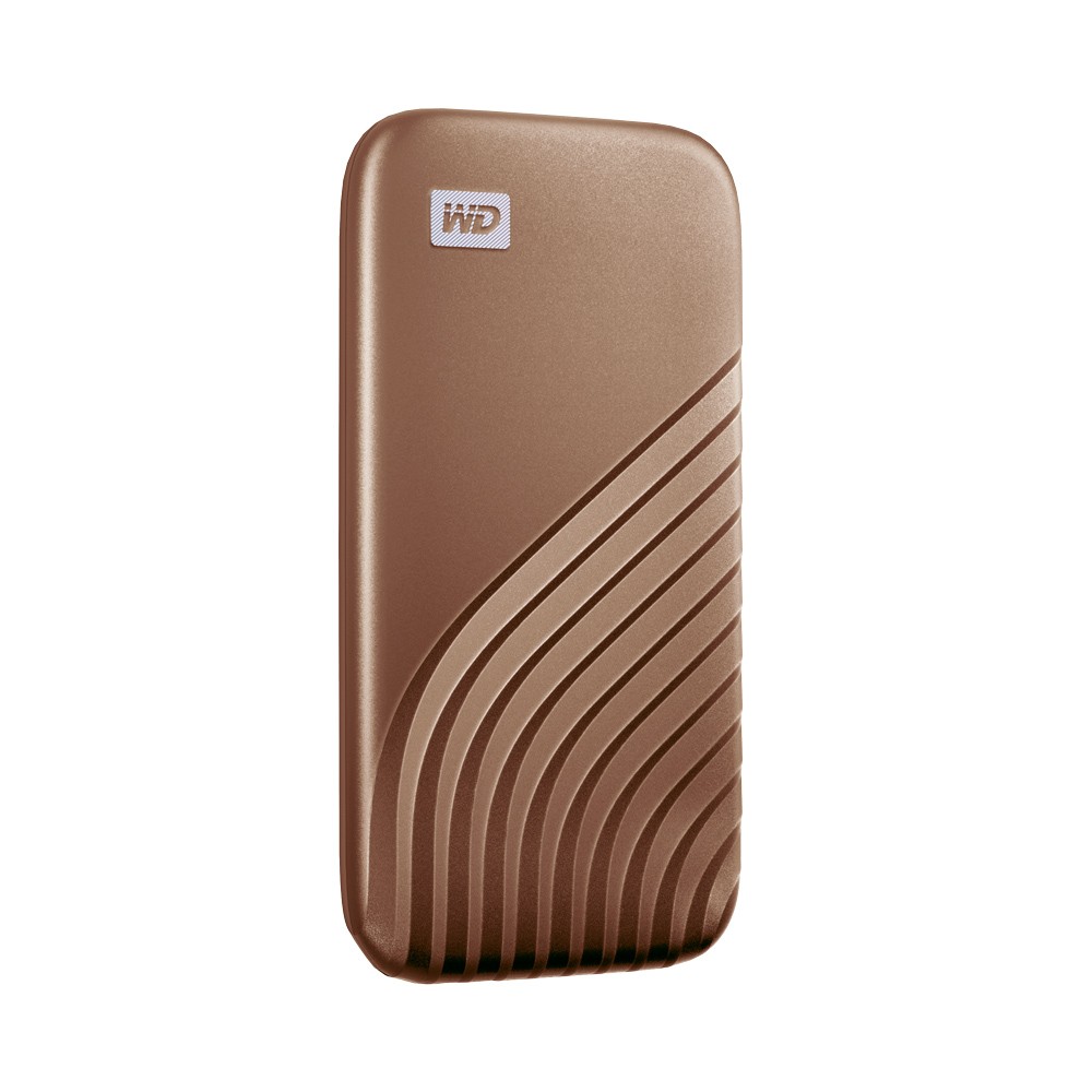 ฮาร์ดดิสก์ WD SSD Ext 500GB My Passport Type-C USB 3.2 Gold