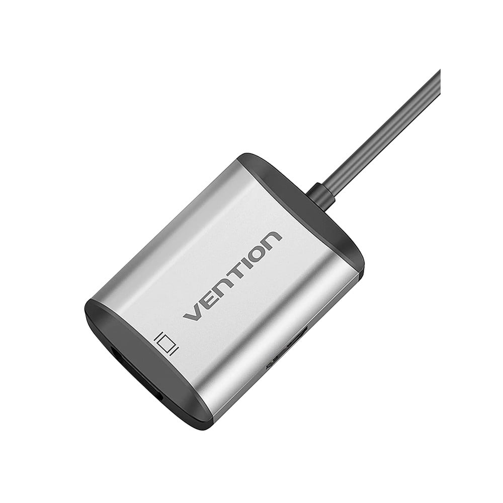 ตัวแปลง Vention 4-in-1 USB-C Multi Function Space Grey (TFAHB)