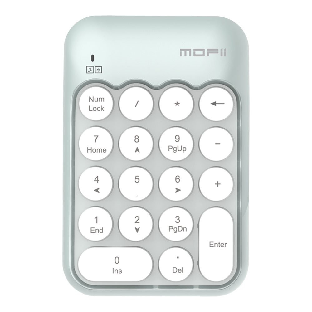 คีย์บอร์ดตัวเลขไร้สาย MOFii Numberic Wireless Keyboard Biscuit Green