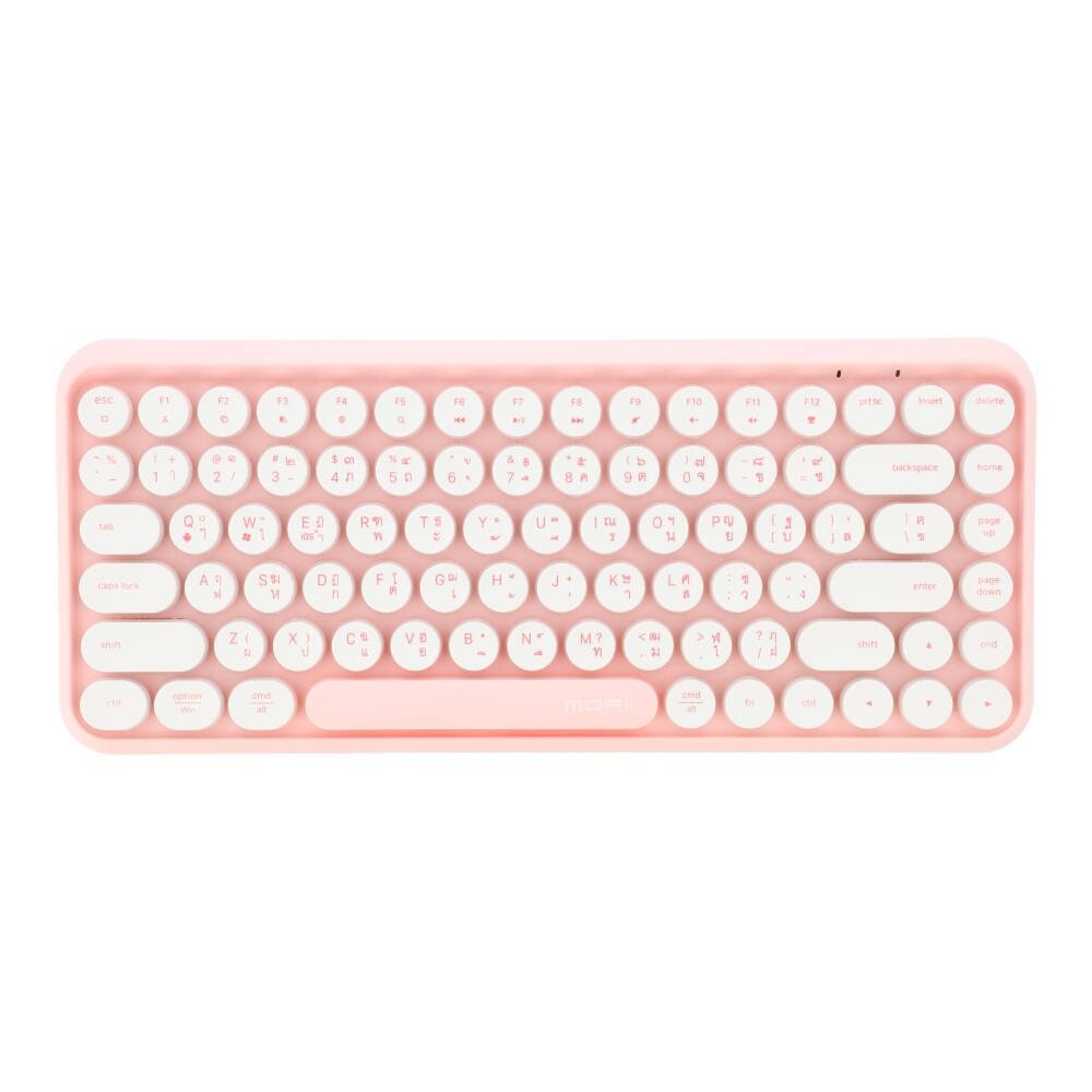 คีย์บอร์ดไร้สาย MOFii Bluetooth Keyboard Waffle Pink (TH/EN)