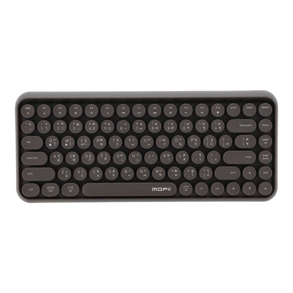 คีย์บอร์ดไร้สาย MOFii Bluetooth Keyboard Waffle Grey (TH/EN)