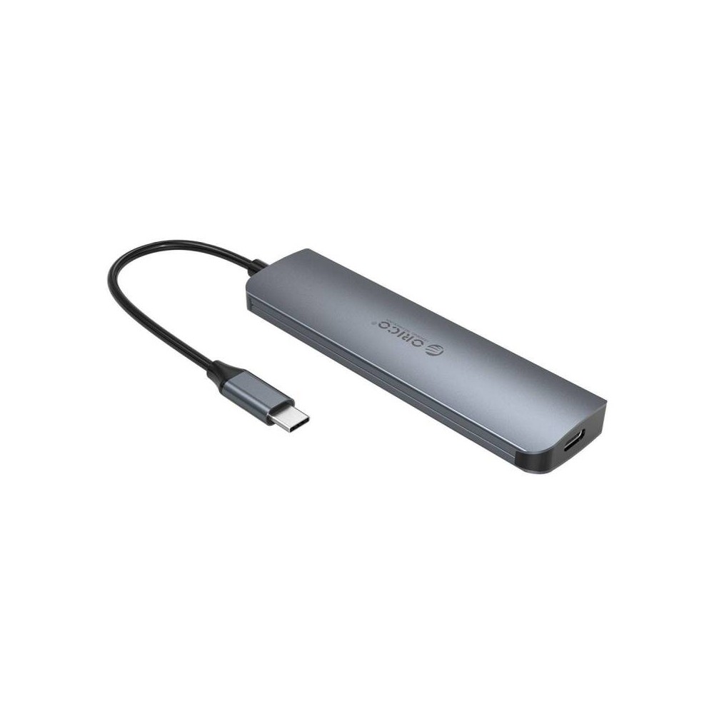 Orico 6-in1 USB-C to HDMI + 2 USB3.0 + TF/SD + PD Grey (MC-U601P)