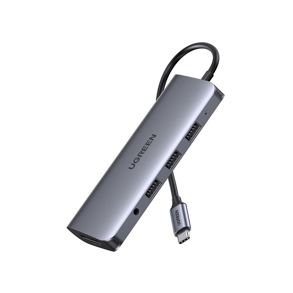 UGREEN Port Hub 10-in-1 USB-C to HDMI + VGA + 3 USB3.0 + LAN + TF/SD + 3.5mm Audio + PD