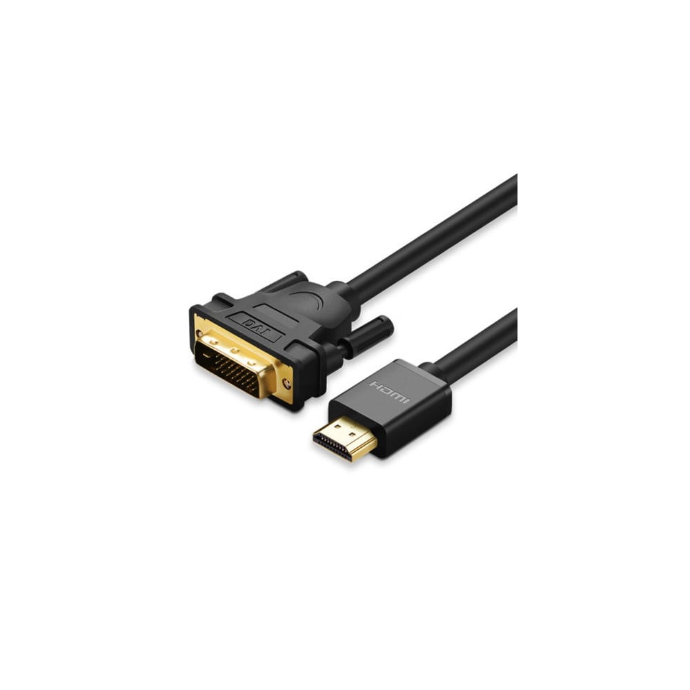 สาย UGREEN DVI PC Male to HDMI Male Cable 1.5M. Black