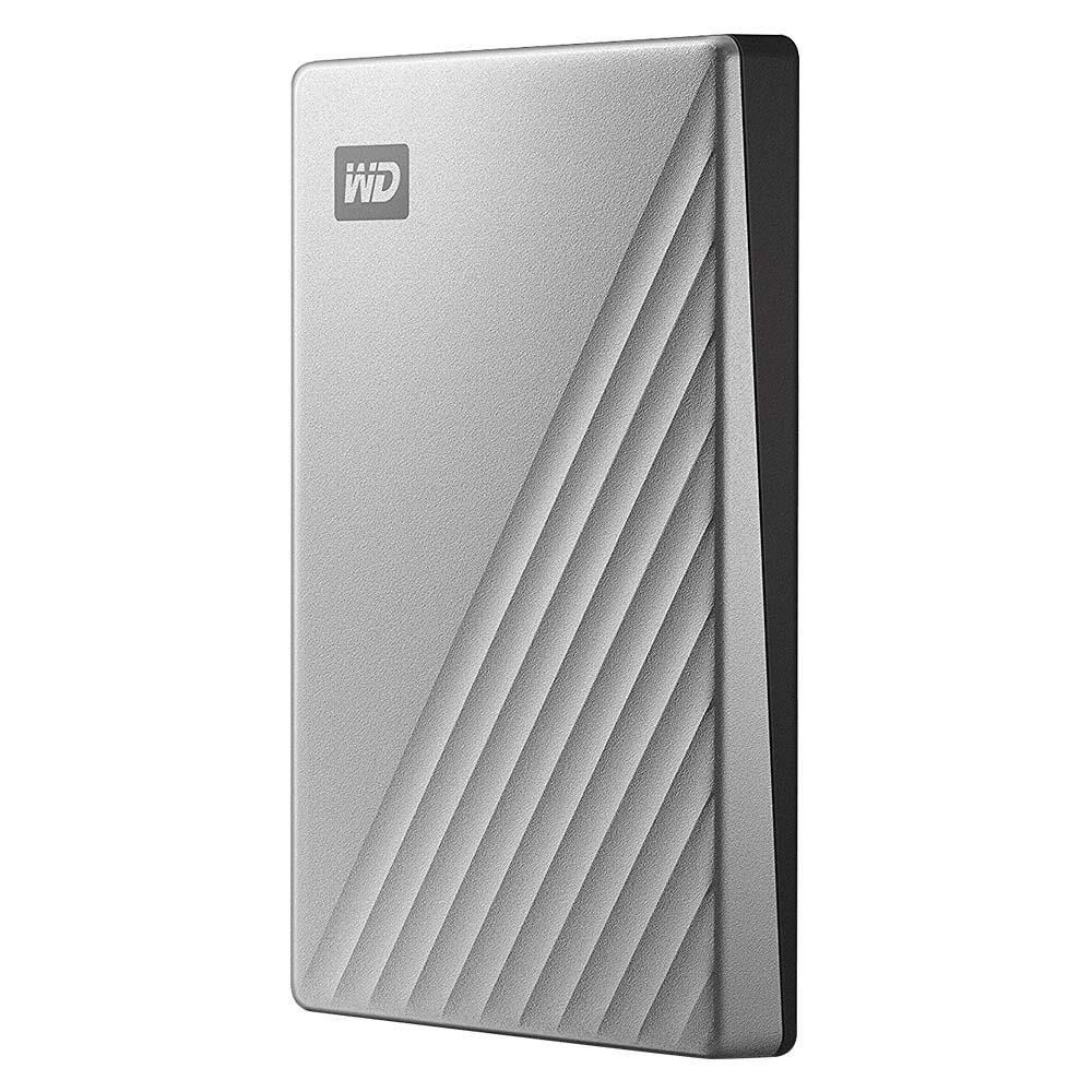 ฮาร์ดดิสก์ WD HDD Ext 2TB My Passport Ultra Type-C Silver