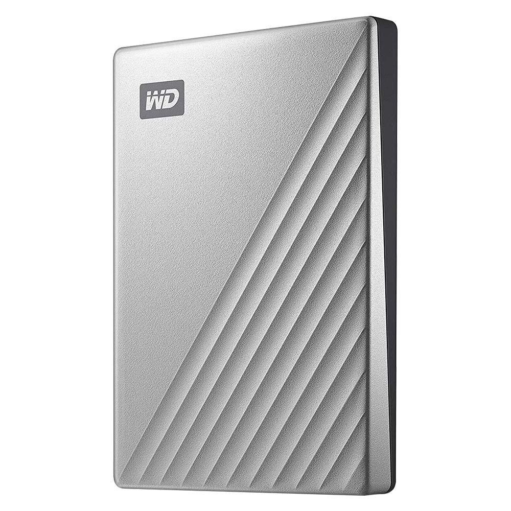 ฮาร์ดดิสก์ WD HDD Ext 2TB My Passport Ultra Type-C Silver