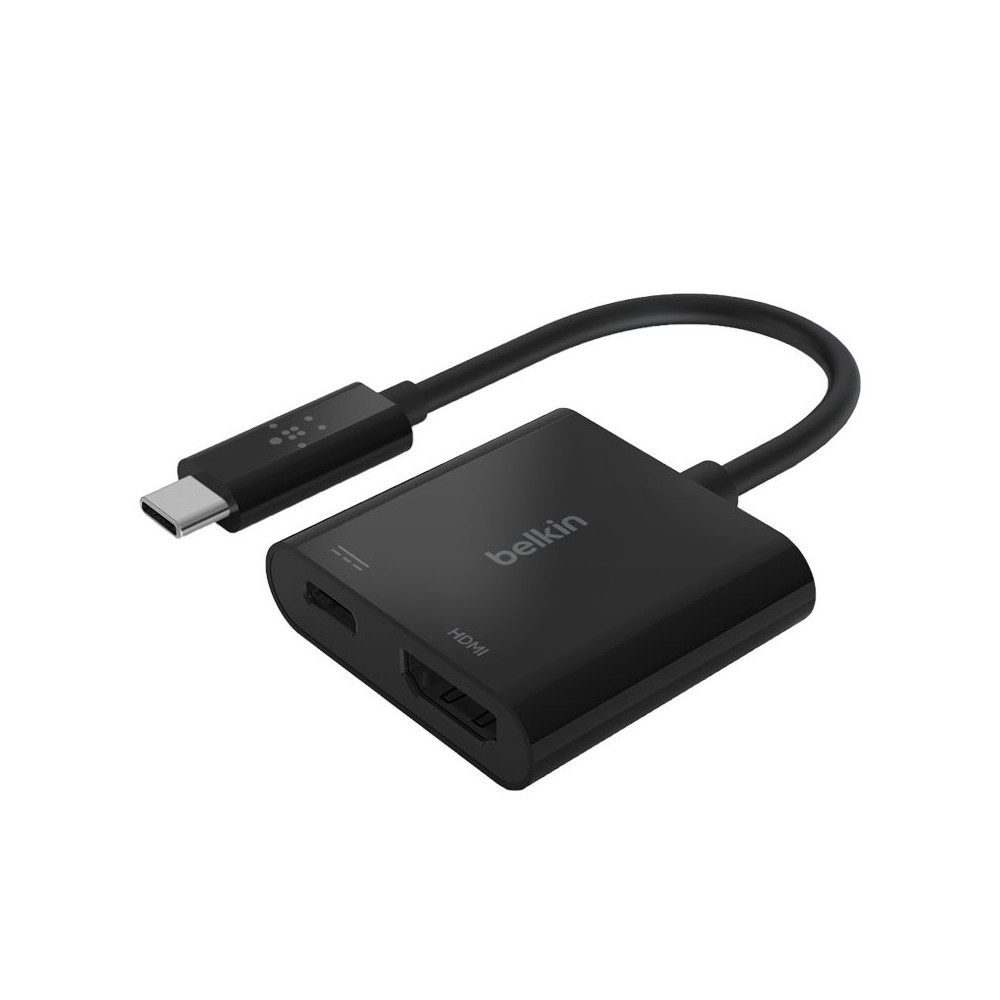 Belkin Port Hub USB-C to HDMI  with PD Black (AVC002btBK)