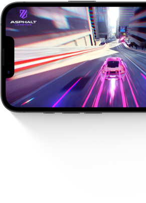 iPhone 17e แสดงการเล่นเกมแข่งรถ