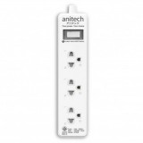 Anitech Plug 3 Way 1 Switch TIS H1033 White