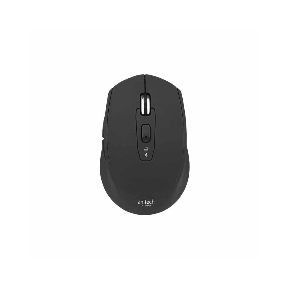 เมาส์ไร้สาย Anitech Bluetooth and Wireless Mouse W226 Black