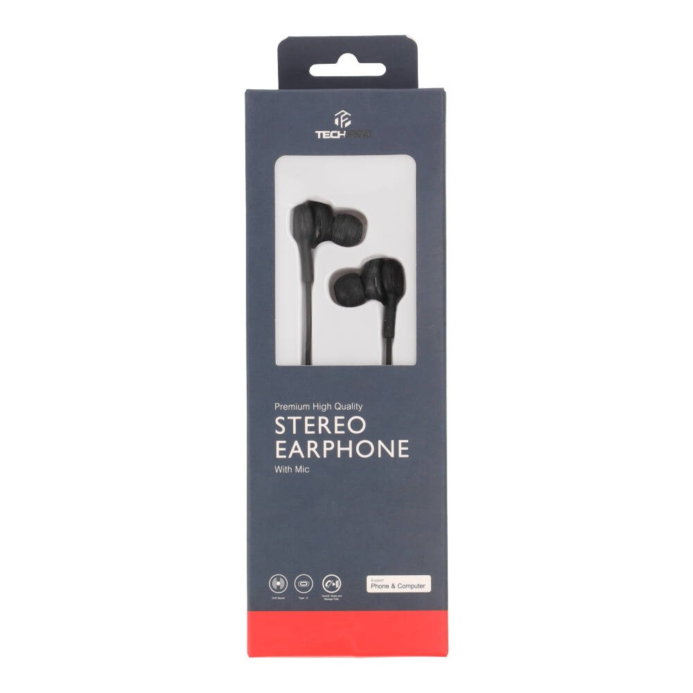หูฟังมีสาย TECHPRO Type-C Wired Headphones
