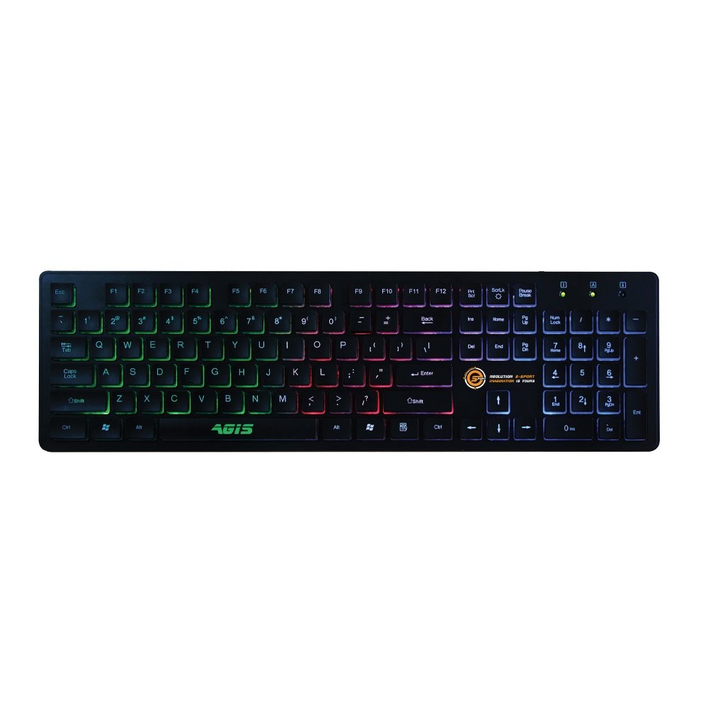 คีย์บอร์ดเกมมิ่ง Neolution Gaming Keyboard Agis Black ลูกเล่นโดนใจเกมเม
