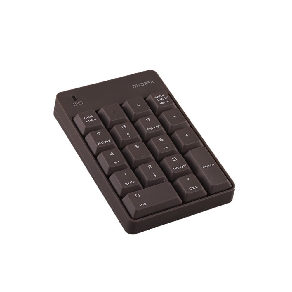 คีย์บอร์ดตัวเลขไร้สาย MOFii Numberic Wireless Keyboard Cracker Gray